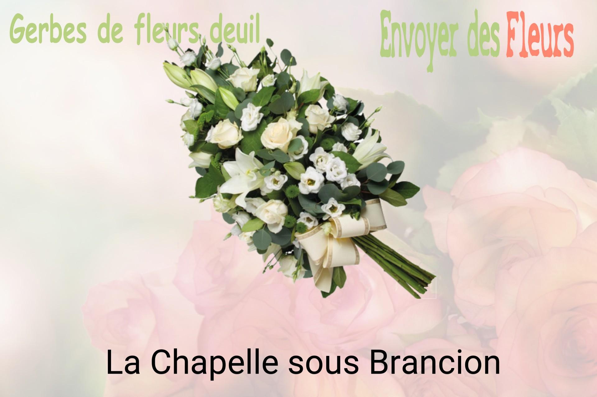 Gerbe de fleurs de deuil livrée à La Chapelle-sous-Brancion
